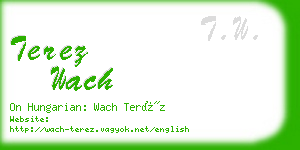 terez wach business card